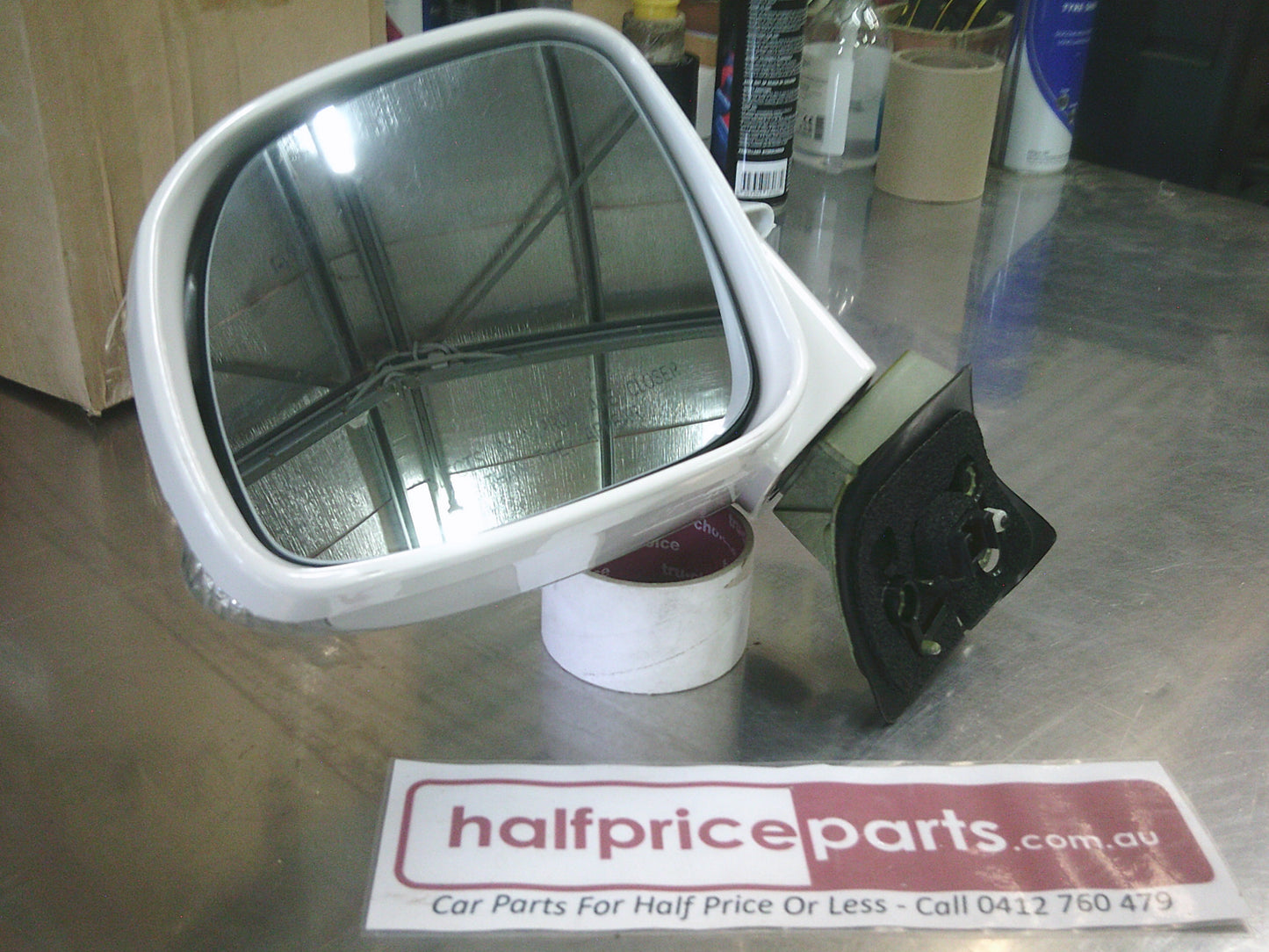 Holden Captiva Genuine Left Hand Outer Side Mirror (Pearl White) VGC - Used Part