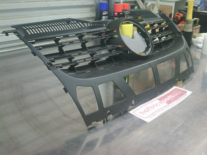 VW Golf Mk5 GT Genuine Front Upper Grille Frame Assembly (Black) New Part