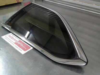Toyota Kluger Genuine Left Hand Rear Quarter Glass Chrome Trim Factory Tint New Part