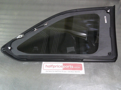 Toyota Kluger Genuine Left Hand Rear Quarter Glass Chrome Trim Factory Tint New Part