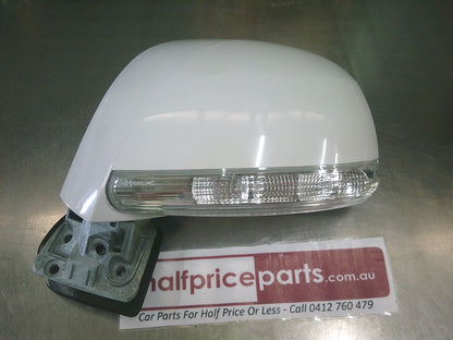 Holden Captiva Genuine Left Hand Outer Side Mirror (Pearl White) VGC - Used Part