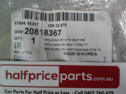Holden CG Captiva Genuine Right Hand Middle Rear Roof Moulding New Part