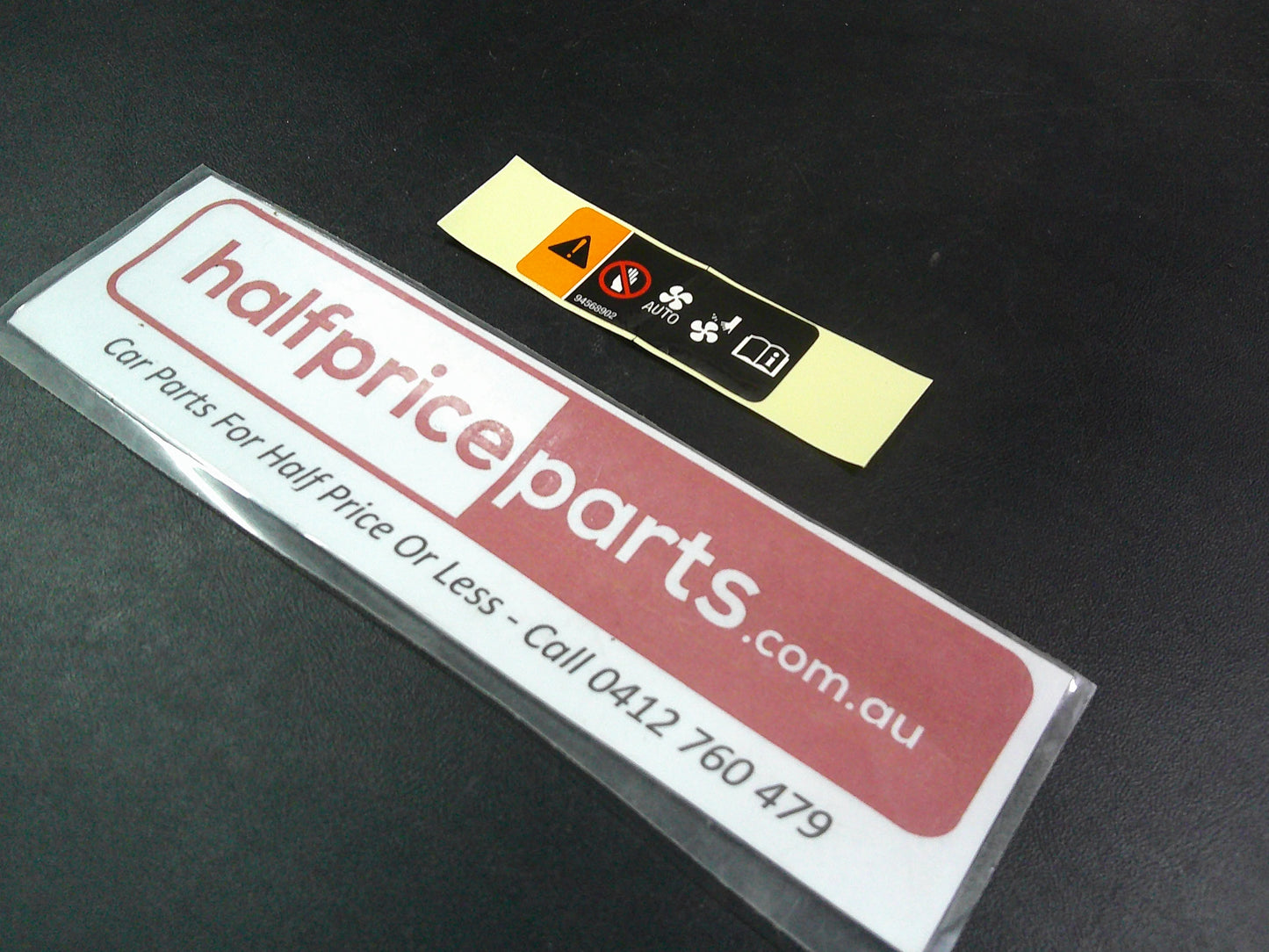Holden TJ Trax Genuine Fan Warning Label New Part