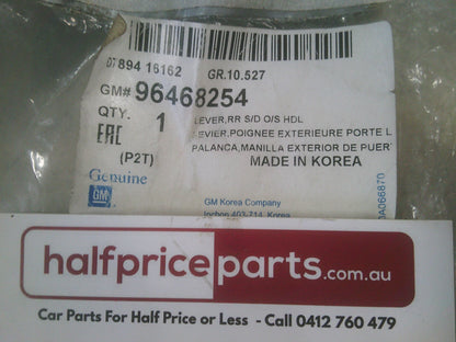 Holden TK Barina Genuine Right (Driver) Rear Outer Door Handle New Part