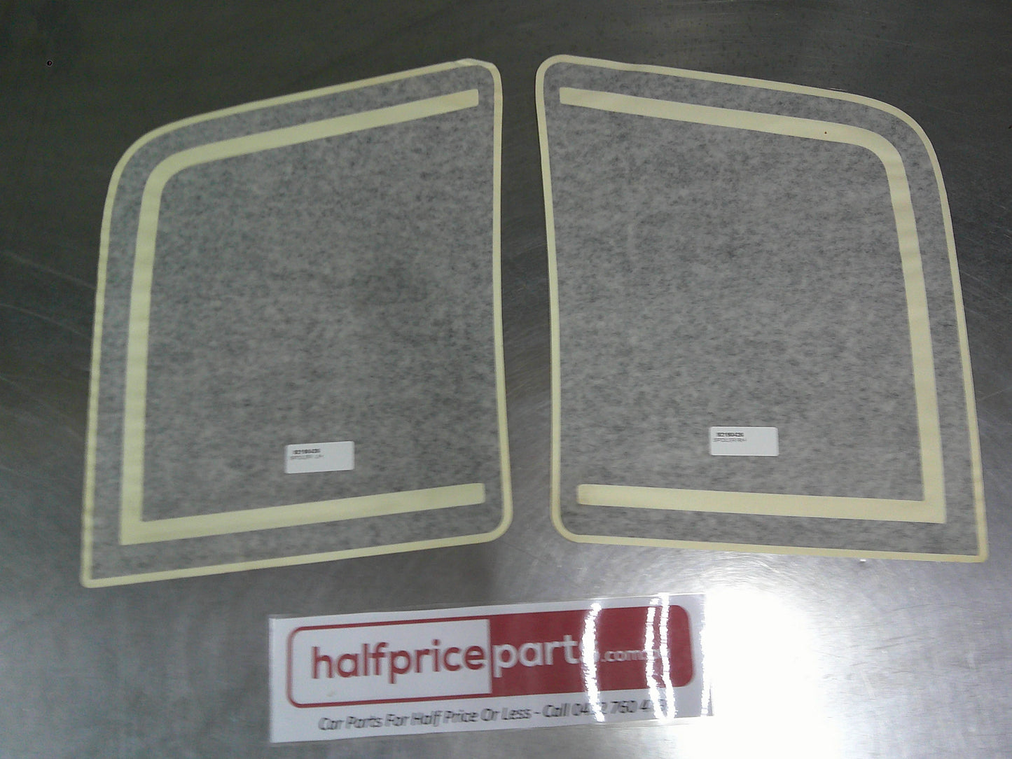 Holden VE Commodore Sedan Genuine Rear Boot Spoiler Decals Left Hand & Right Hand Black New Part