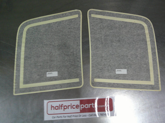 Holden VE Commodore Sedan Genuine Rear Boot Spoiler Decals Left Hand & Right Hand Black New Part