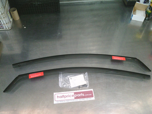 Holden VE/VF Commodore Genuine Front Tinted Slimline Front Pair Weather Shield Set New Part