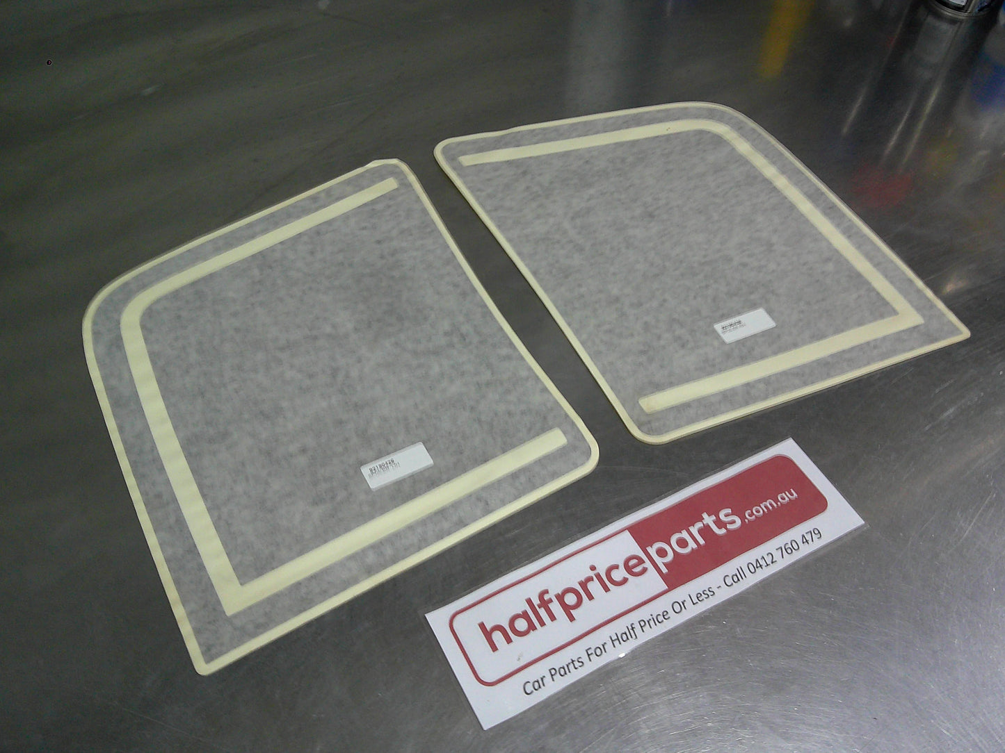 Holden VE Commodore Sedan Genuine Rear Boot Spoiler Decals Left Hand & Right Hand Black New Part
