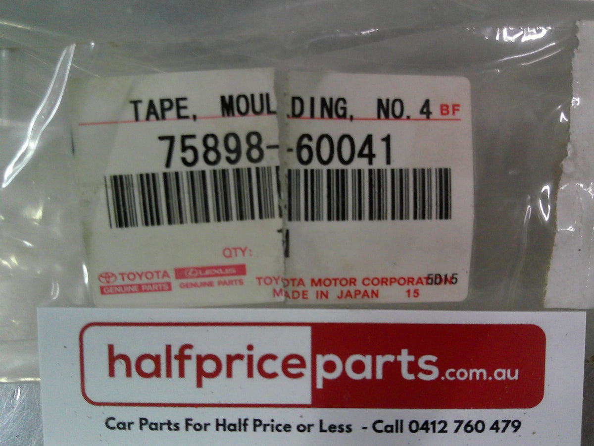Toyota Landcruiser 120 Prado GXL/VX Genuine Front Guard Molding Upper New Part