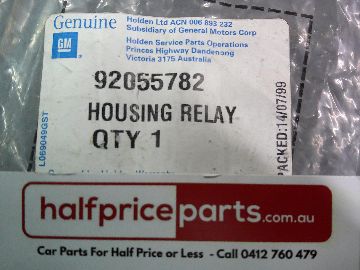 Holden VS Commodore Genuine Relay Housing Series 2 Upgrade New Part