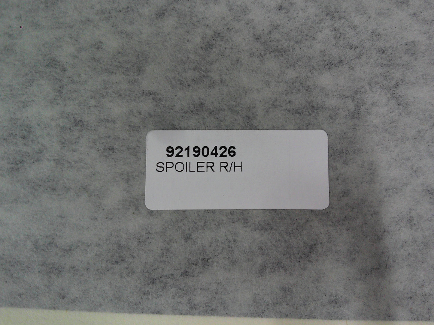 Holden VE Commodore Sedan Genuine Rear Boot Spoiler Decals Left Hand & Right Hand Black New Part