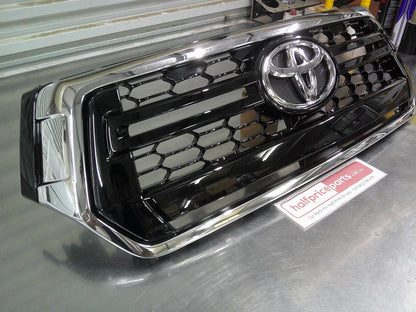 Toyota Hilux Genuine Front Grille Black and Chrome With Emblem New Part