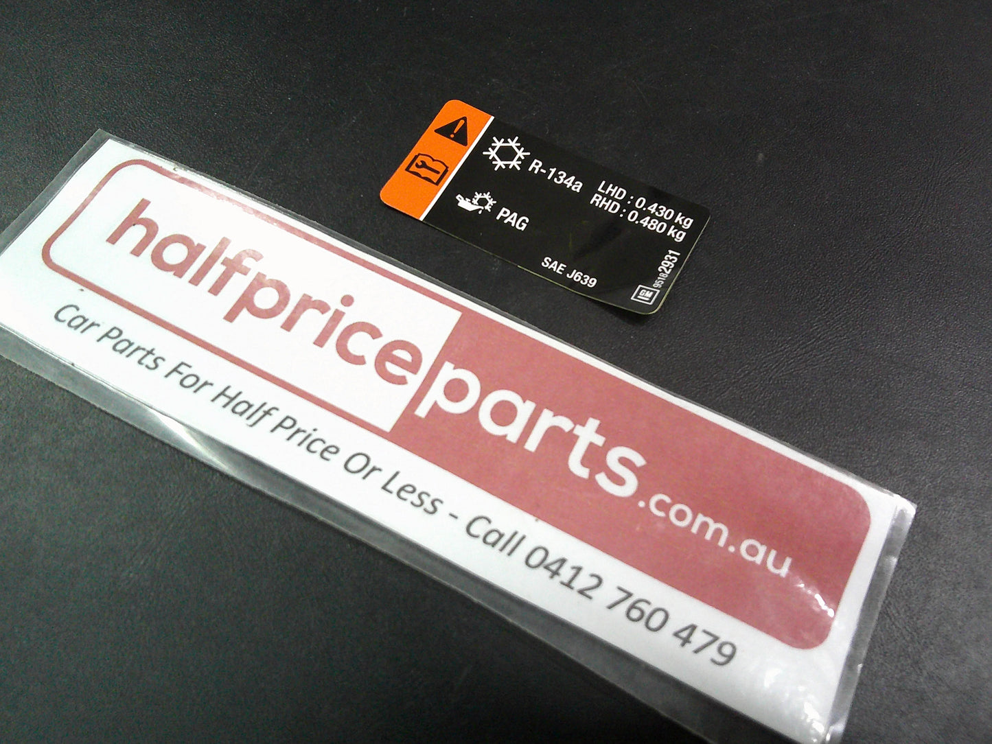 Holden Spark Genuine Air Conditioning Label New Part
