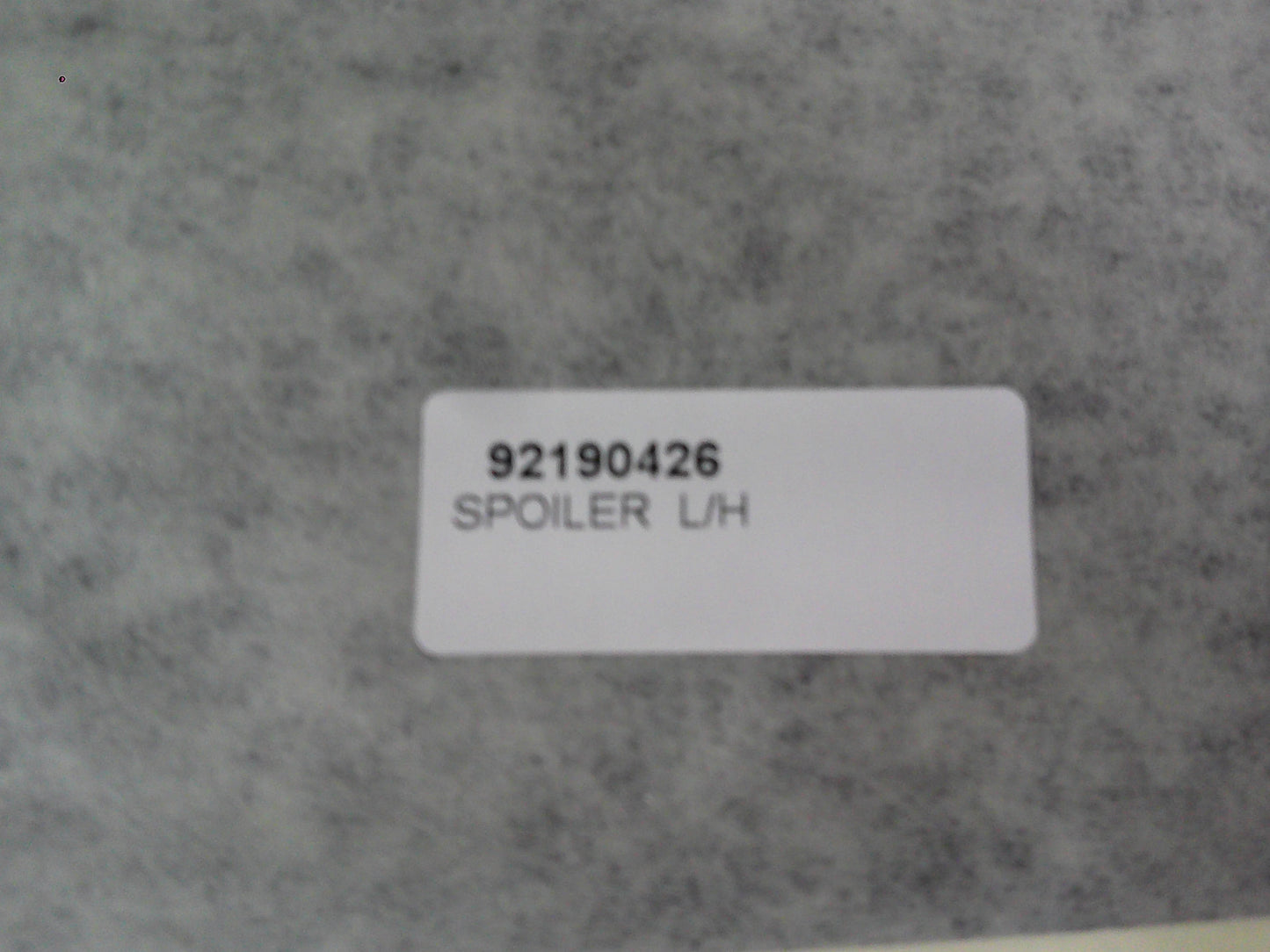 Holden VE Commodore Sedan Genuine Rear Boot Spoiler Decals Left Hand & Right Hand Black New Part