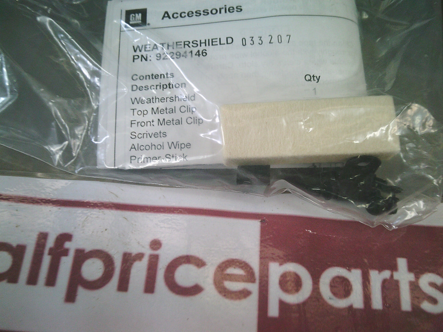 Holden VE/VF Commodore Genuine Front Tinted Slimline Front Pair Weather Shield Set New Part