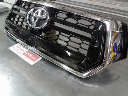 Toyota Hilux Genuine Front Grille Black and Chrome With Emblem New Part
