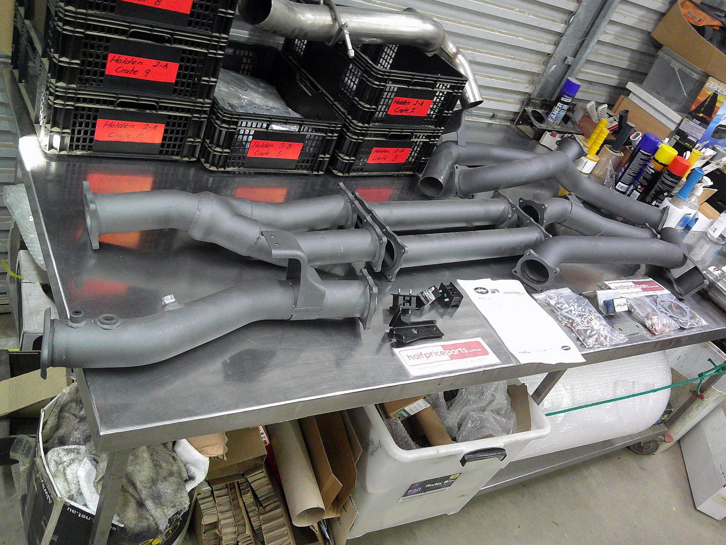 Redback Extream Heavy Duty Cat Back Twin System Exhaust 3 Inch (Read Ad) Suits Toyota Landcruiser 79 Series New Part