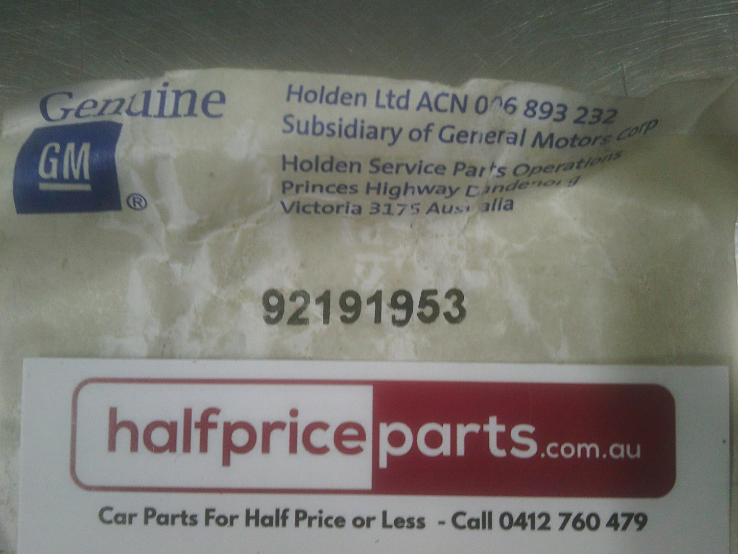 Holden VE Commodore Genuine Upper Radiator Bracket New Part