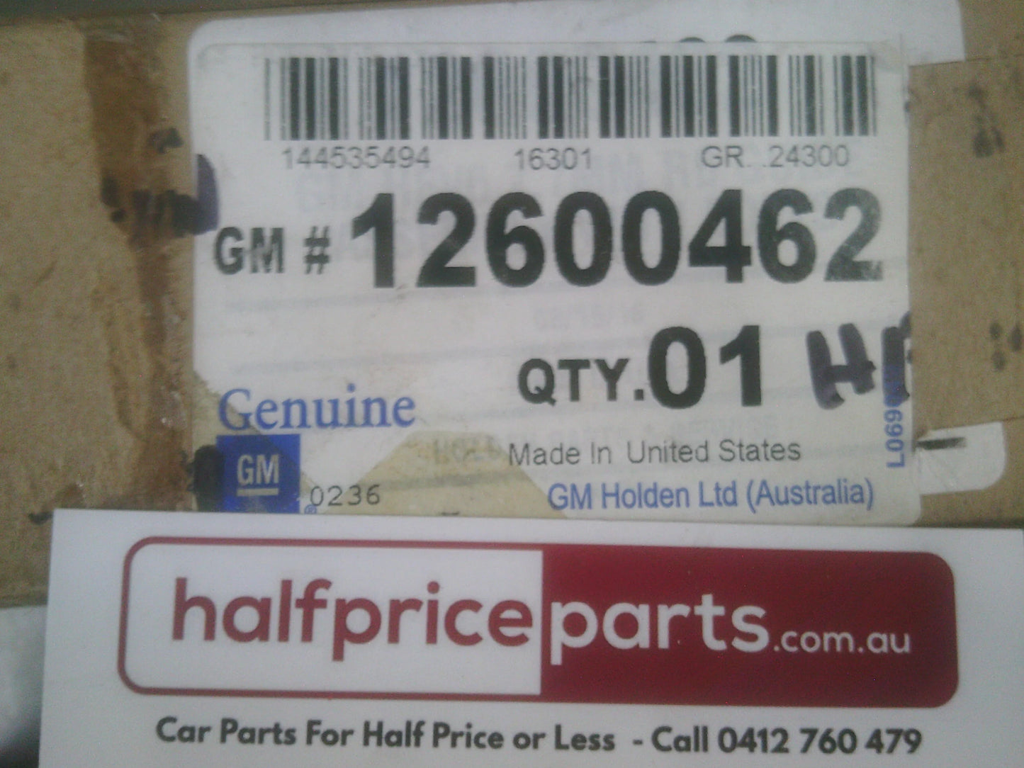 Holden WM Caprice/Statesman/VE Commodore/ RC Colorado/RA Rodeo Genuine Left Hand Secondary Timing Chain Guide New Part