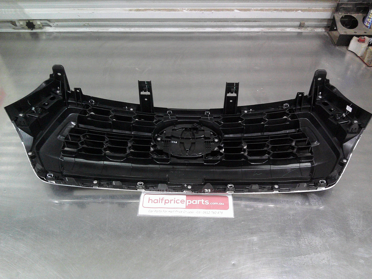 Toyota Hilux Genuine Front Grille Black and Chrome With Emblem New Part