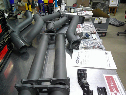 Redback Extream Heavy Duty Cat Back Twin System Exhaust 3 Inch (Read Ad) Suits Toyota Landcruiser 79 Series New Part