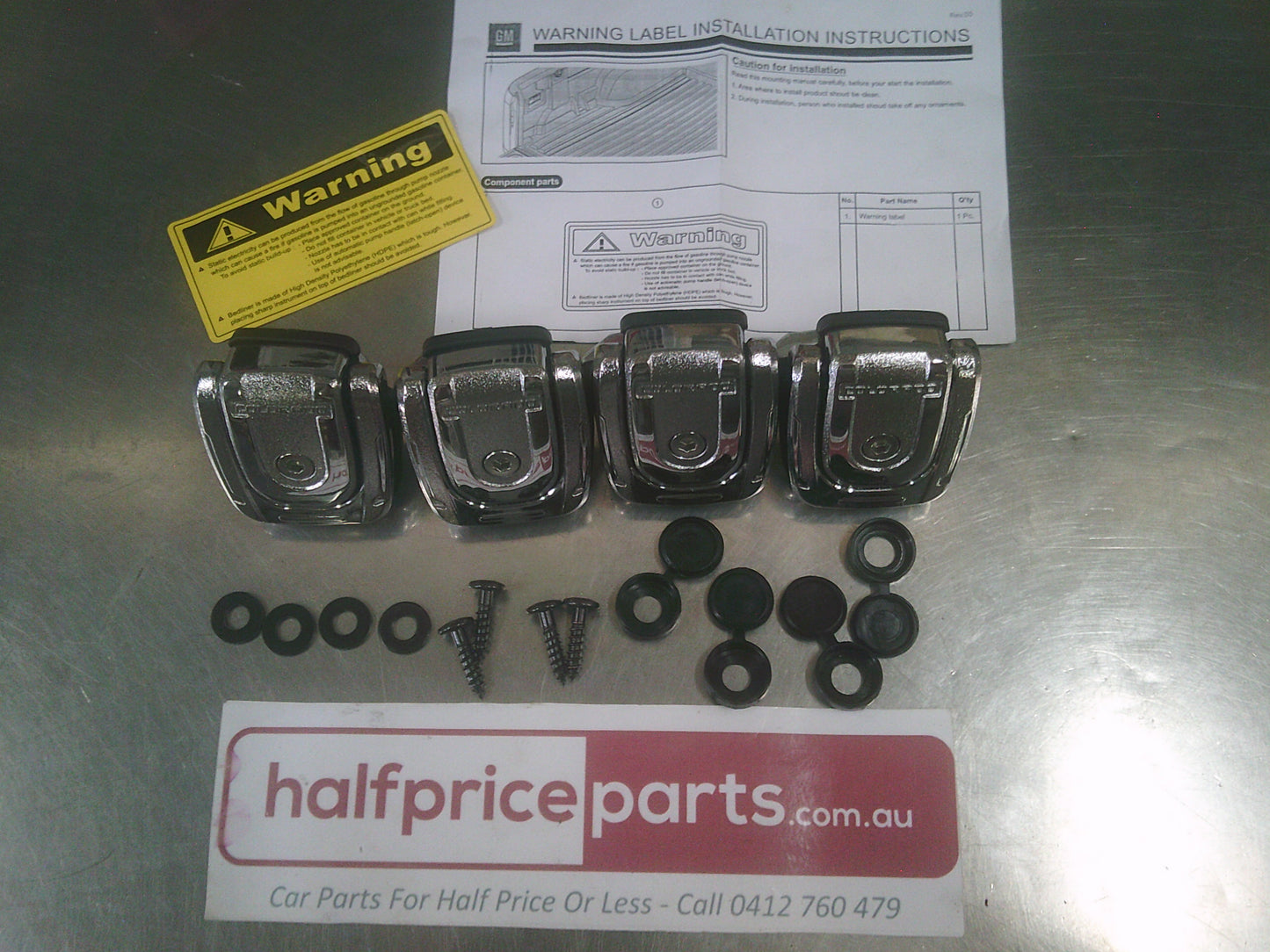 Holden Colorado RG Genuine Over Rail Tub Liner Fitting Kit  New Part