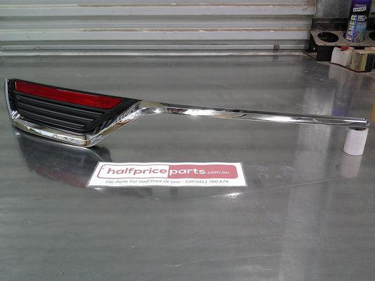 Toyota Landcruiser 300 Series Genuine Left Hand Rear Bumper Reflector Chrome Trim New Part