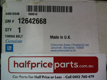 Holden RG Colorado/Trailblazer/Colorado 7/HSV Sportscat Genuine Timing Belt New Part