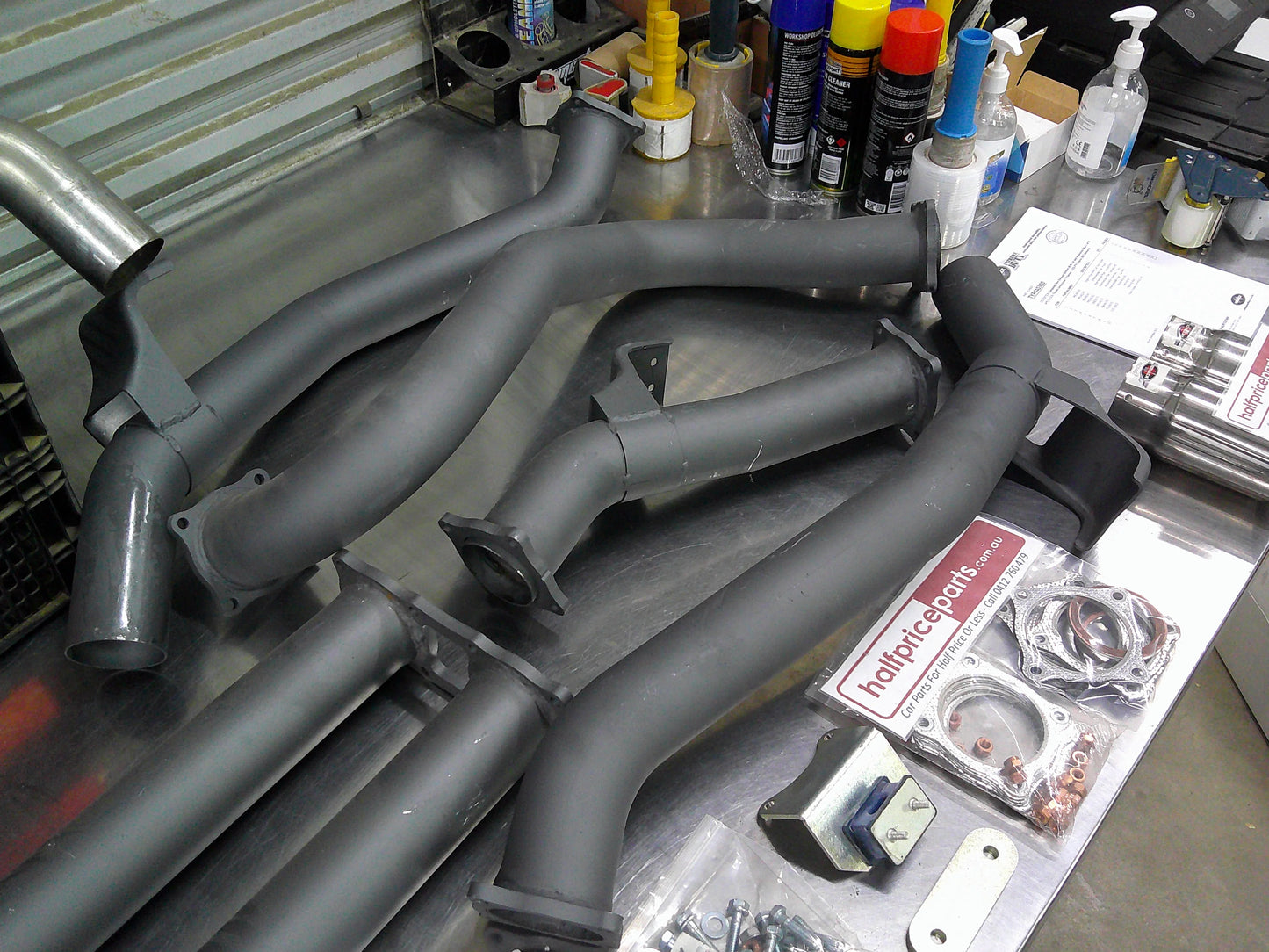 Redback Extream Heavy Duty Cat Back Twin System Exhaust 3 Inch (Read Ad) Suits Toyota Landcruiser 79 Series New Part
