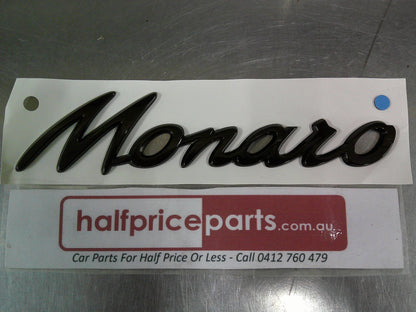 Holden VY/VZ Monaro Genuine Quarter Panel Emblem (Black) New Part