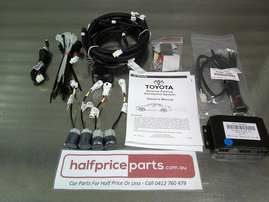 Toyota Corolla Sedan Genuine 4 Head Rear Parking Assist Kit (Factory Celestite Gray) (1K3)New Part
