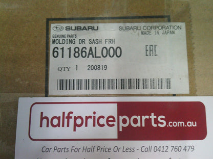 Subaru Outback/Legacy Genuine Right Hand Front Door Panel Rear Slide Door Sash New Part