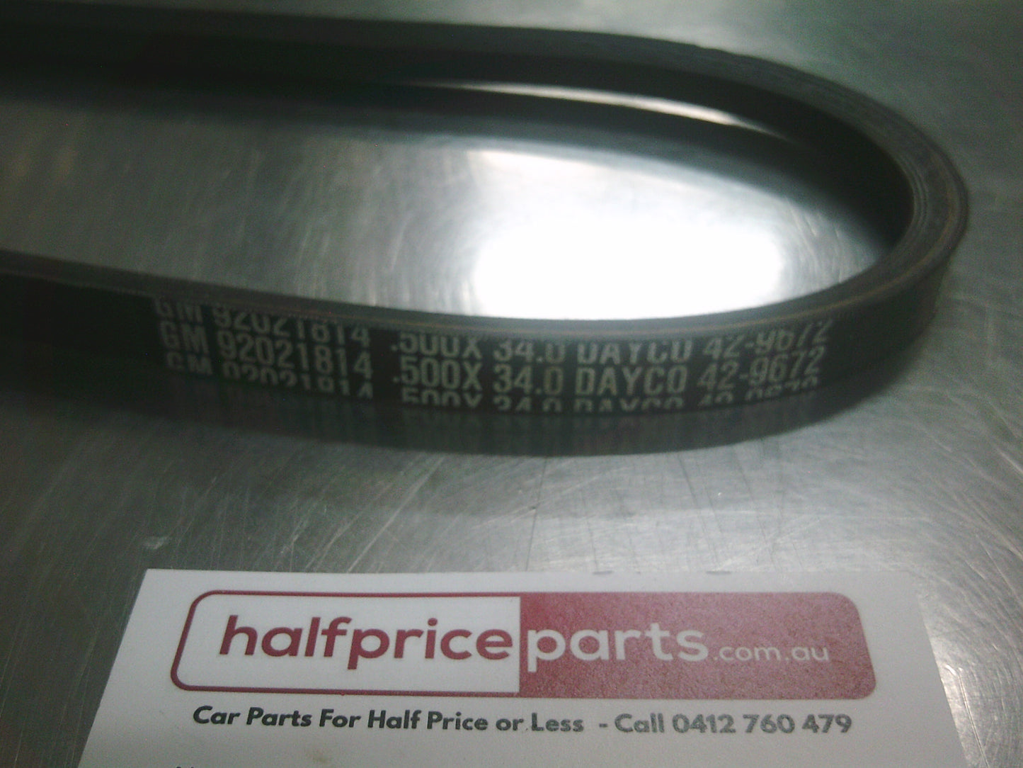 GM Drive Belt Suits Holden/Daihatsu/Kia/Leyland/Mitsubishi/Toyota -  New Part