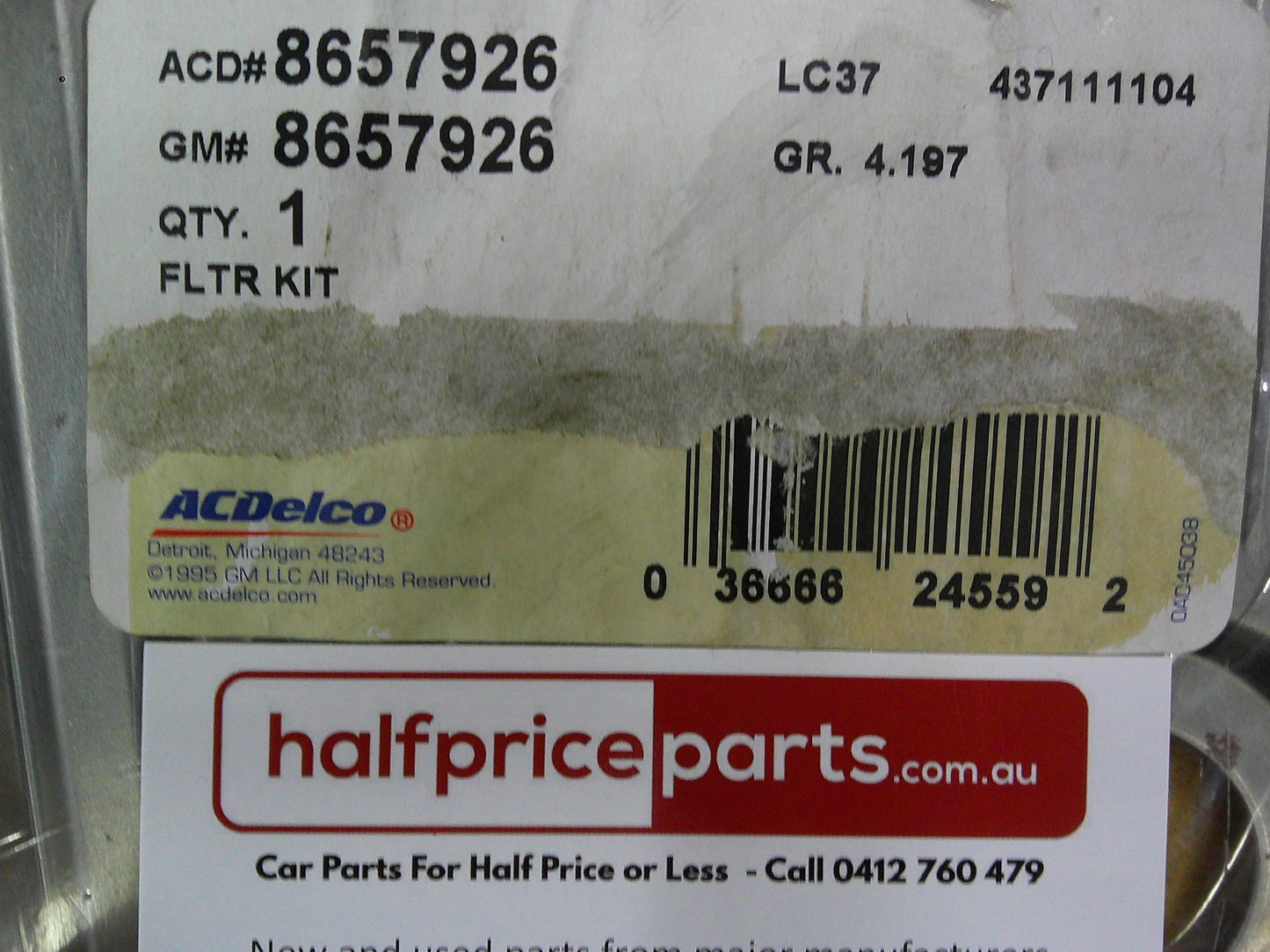 Holden WB Caprice Genuine Automatic Transmission Filter Kit New Part