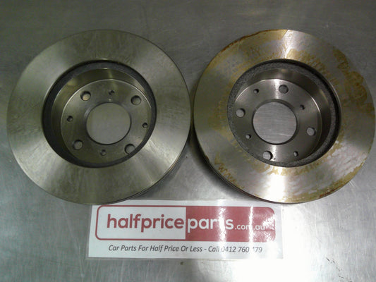 RDA Front Disc Rotors Standard Vented Suits Honda Accord SZ Hatch Back (Sold AS Pair Only) New Part