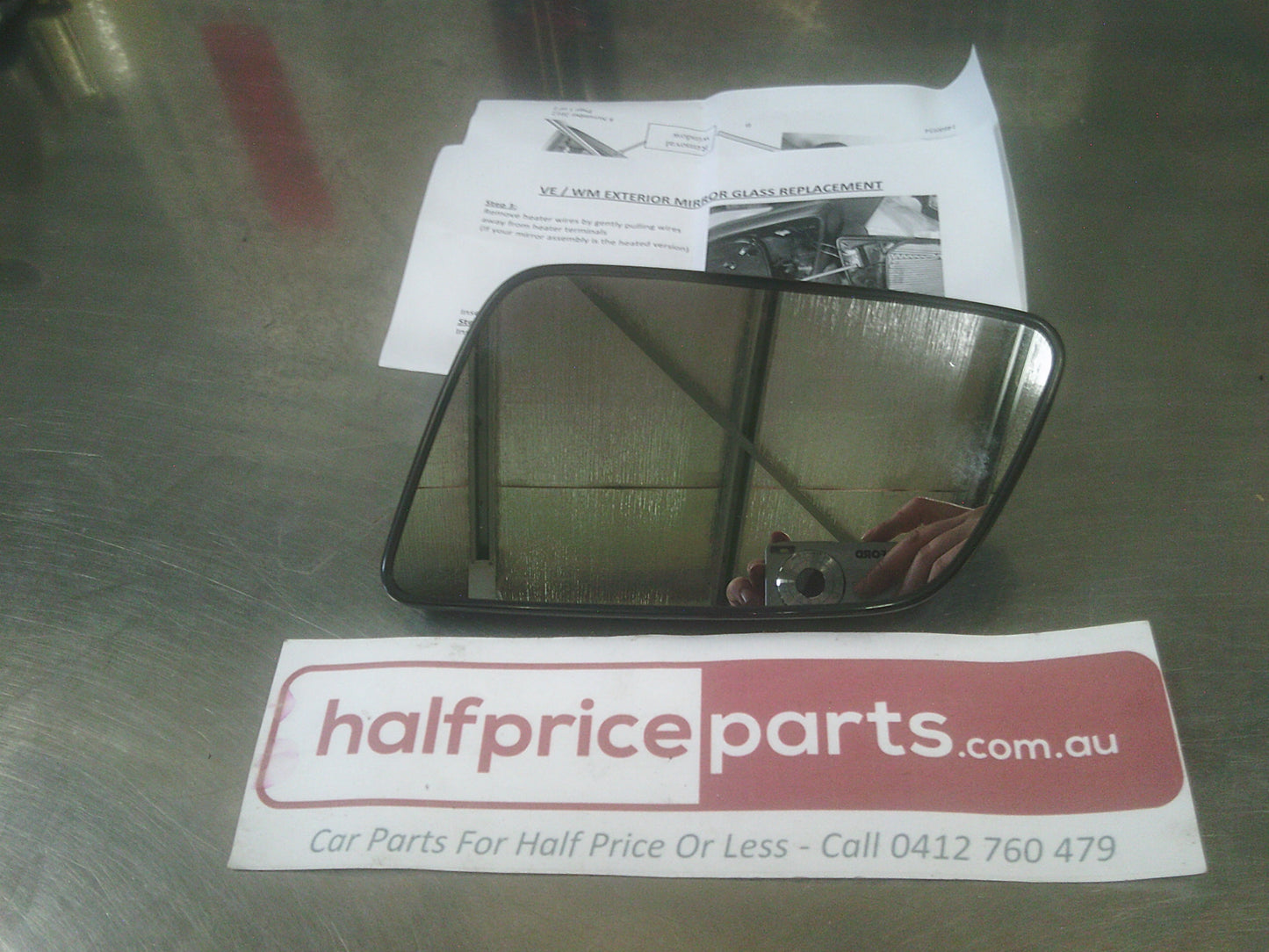 Holden VE Commodore Left Hand Outer Mirror Glass New Part