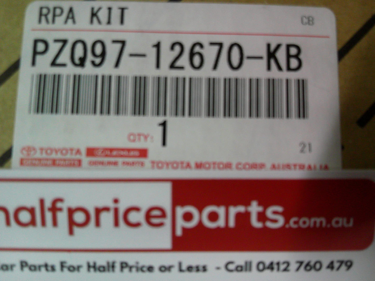 Toyota Corolla Sedan Genuine 4 Head Rear Parking Assist Kit (Factory Celestite Gray) (1K3)New Part