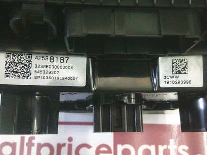 Holden Trax TJ Genuine A/C And Heater Controllers (Cable Not Included) - New Part