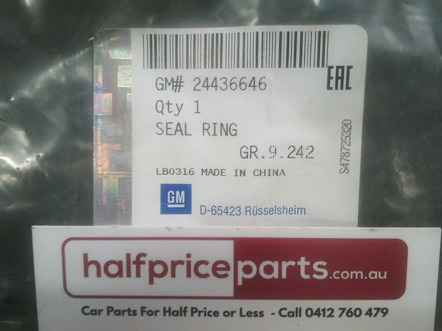 Holden TS Astra Genuine Air Conditioner O Ring Gasket New Part