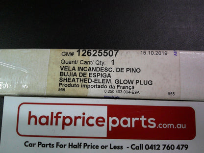 GM Genuine Glow Plug Suits Chrysler/Dodge/Holden/Jeep New Part
