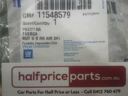 Holden/GM Genuine Multipurpose Extruded U-Nut New Part