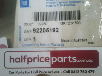 Holden Genuine Bulb Seal Kit New Part