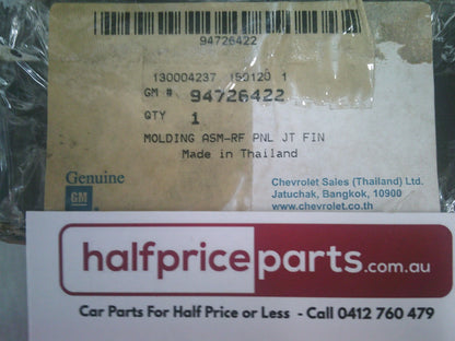 Holden RG Colorado Crew Cab Genuine Right Hand Front Roof Moulding New Part