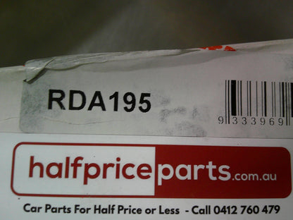 RDA Front Single Disc Rotors Standard Vented Suits Honda Accord SZ Hatch Back (Sold AS Single Only) New Part