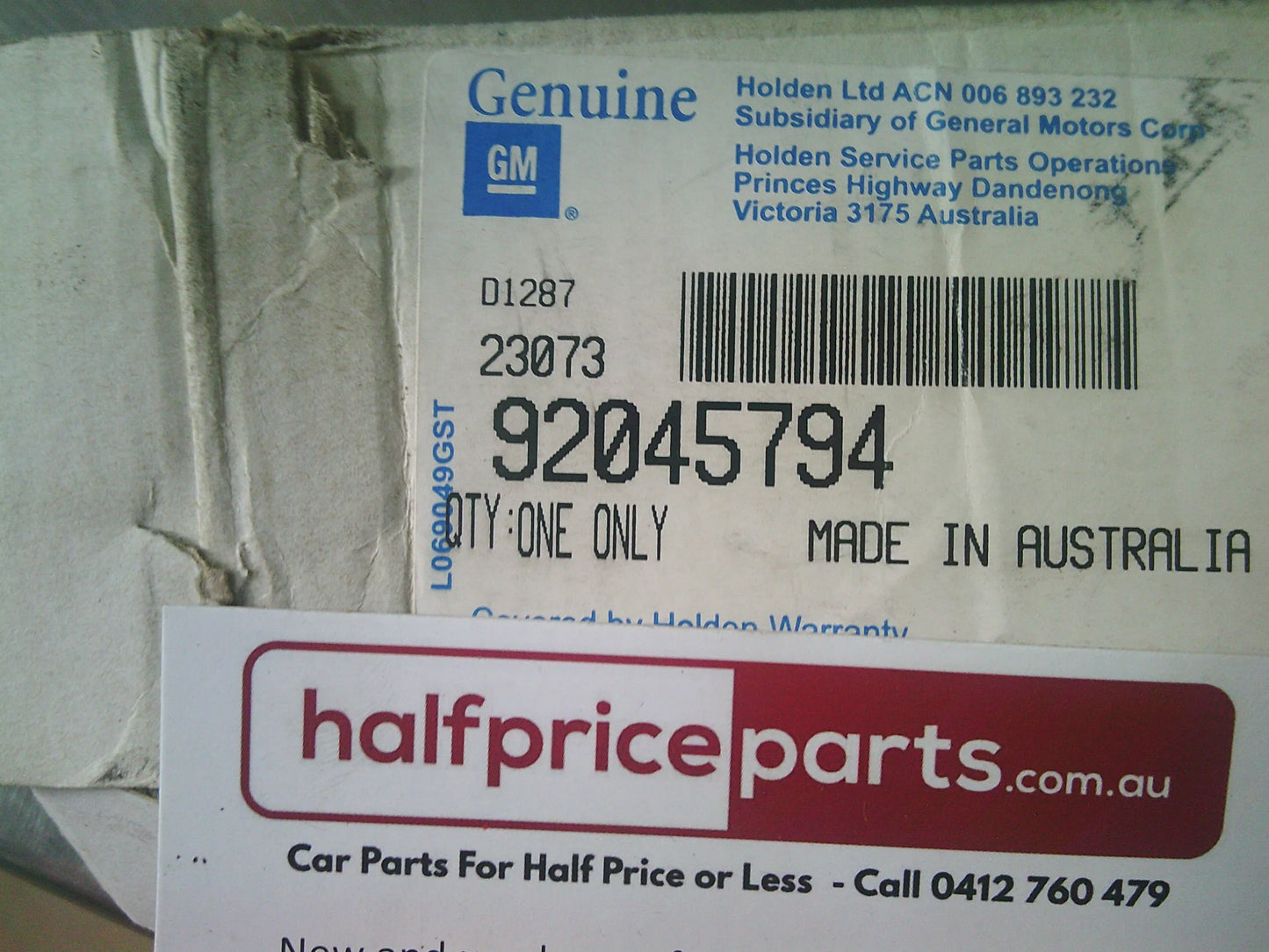 Holden VP/VR/VS/VX Commodore Genuine Rear Shock (Per Each) New Part