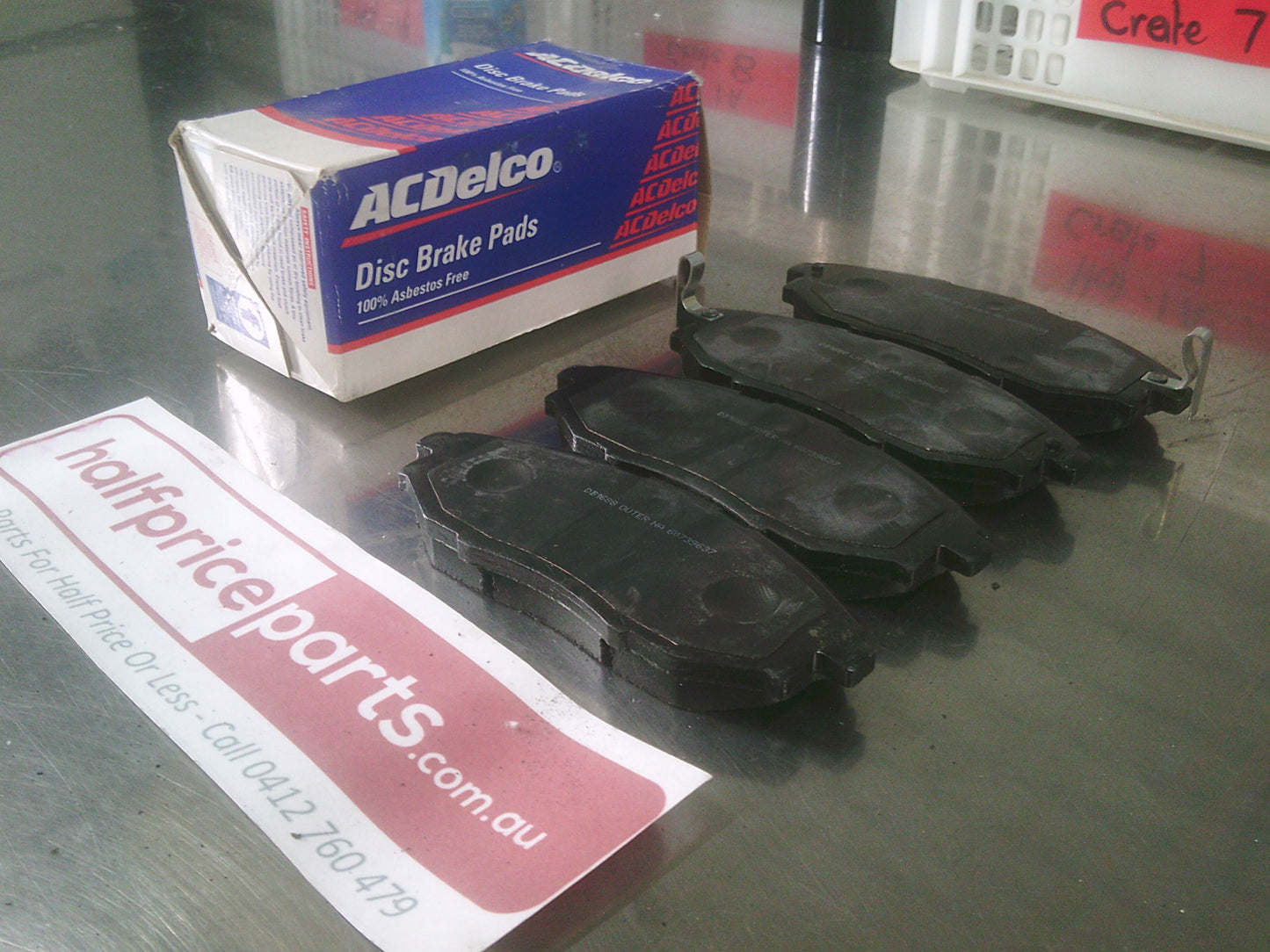 AcDelco Front Brake Pads Suits Holden Epica New Part