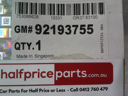 Holden Genuine Front Park Assist Housing Set Of 4 New Part