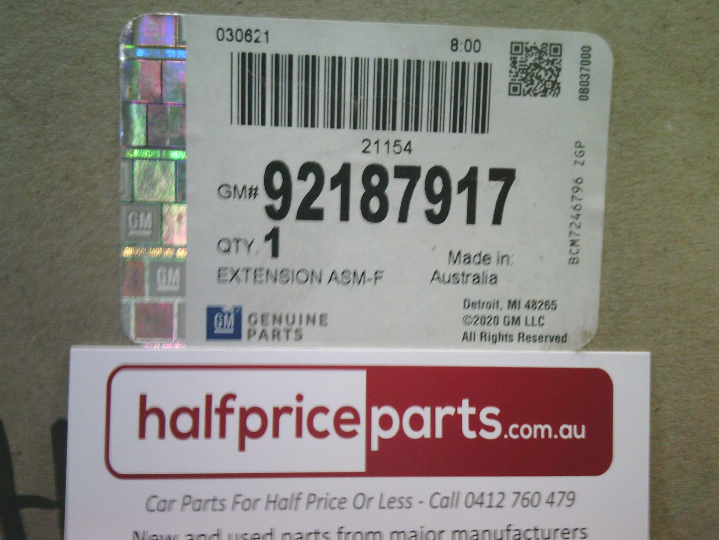 Holden VE Calais/WM Statesman Genuine Lower Front Splash Tray New Part