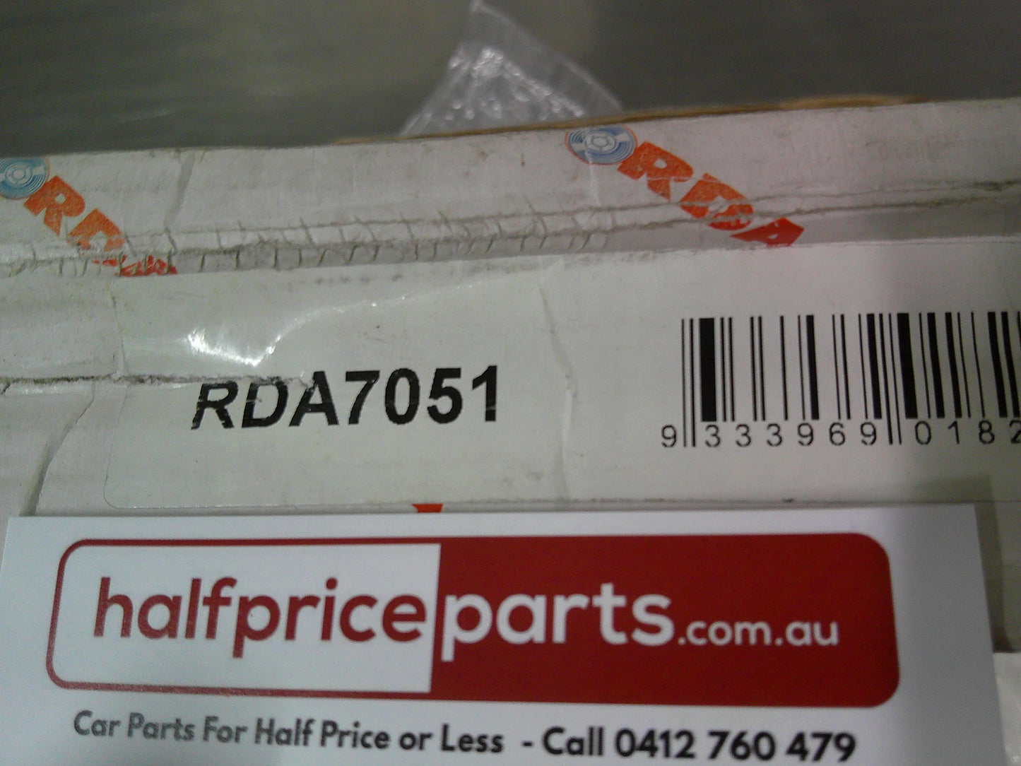 RDA Front Single Disc Brake Rotors Standard Vented Suits VW Transporter Synchro 4WD (Sold As Single Only) New Part