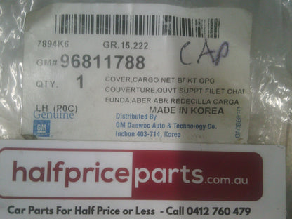 Holden CG5 Captiva Genuine Cargo Net Bracket Cover New Part